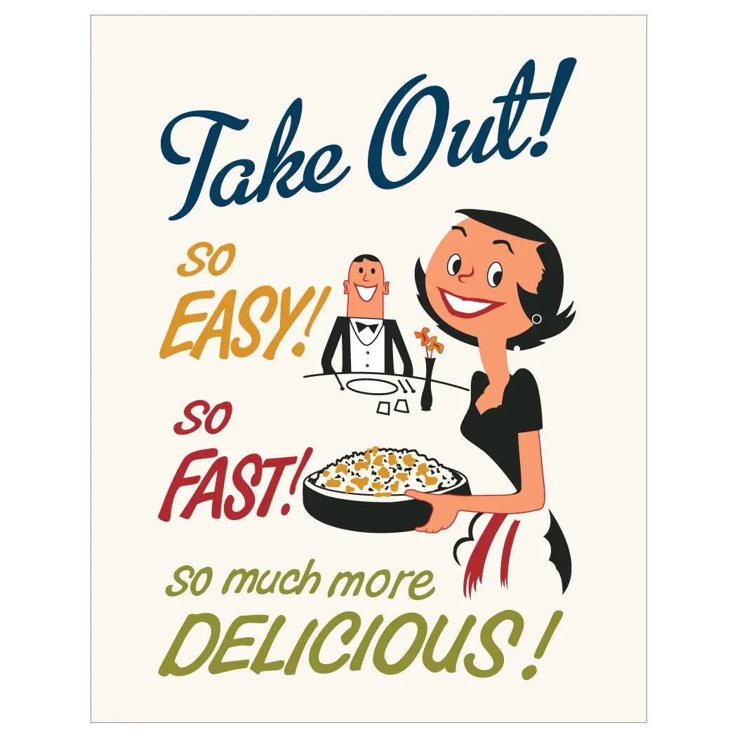 Take Out, So Easy Magnet | 2.5'' x 3.5'' Rectangular Magnet