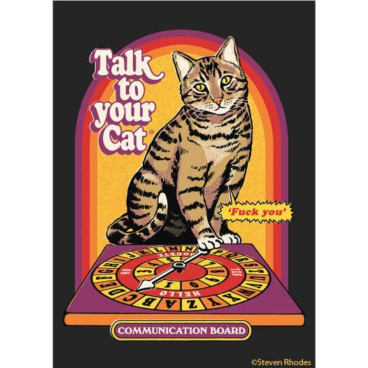 Talk To Your Cat Occult Magnet