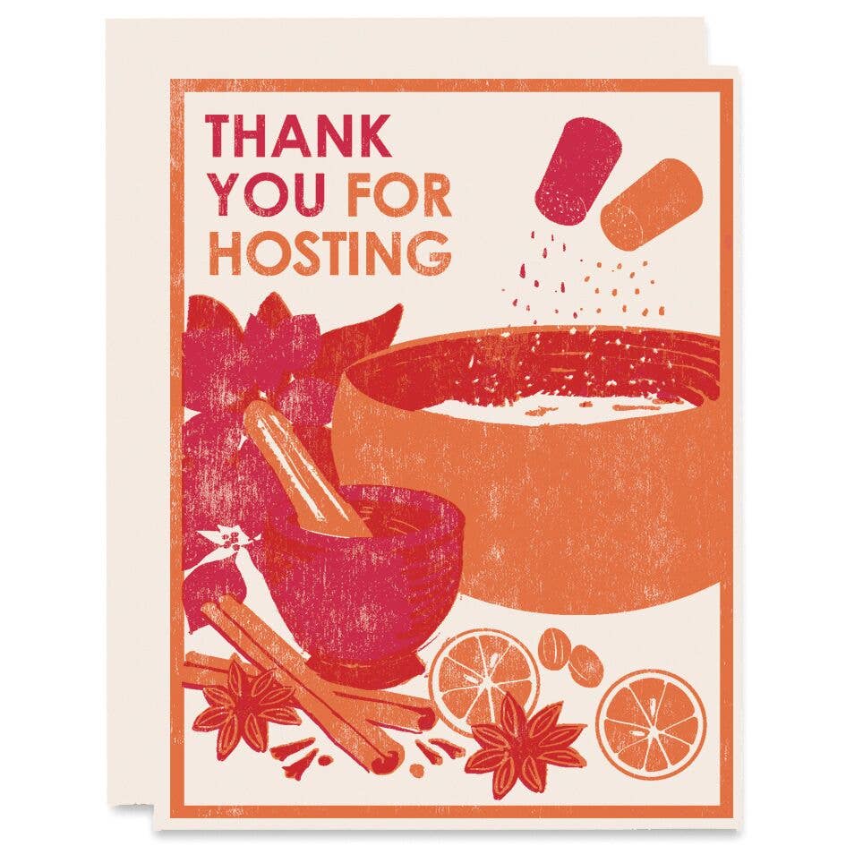 Thank You for Hosting Greeting Card
