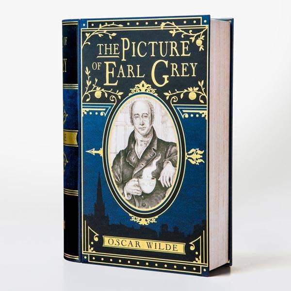 The Picture of Earl Grey Book Shaped Tea Tin
