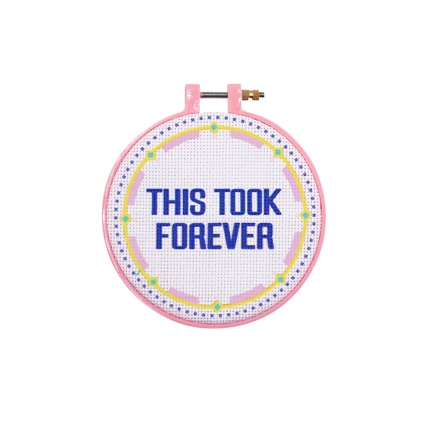This Took Forever Sarcastic Cross Stitch Kit