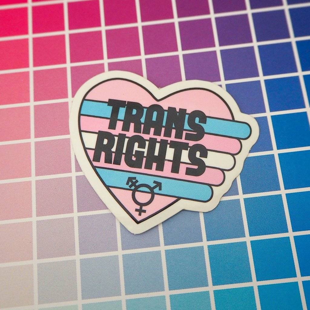 Trans Rights Vinyl Sticker