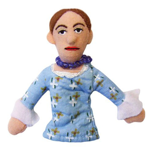 Virginia Woolf Refrigerator Magnet and Finger Puppet Mini Doll