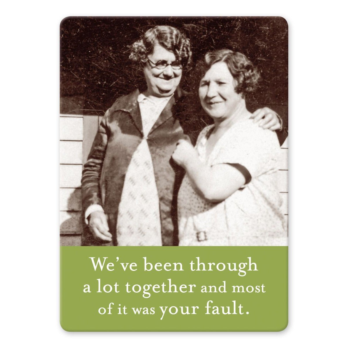 We've Been Through A Lot Together Rectangle Magnet