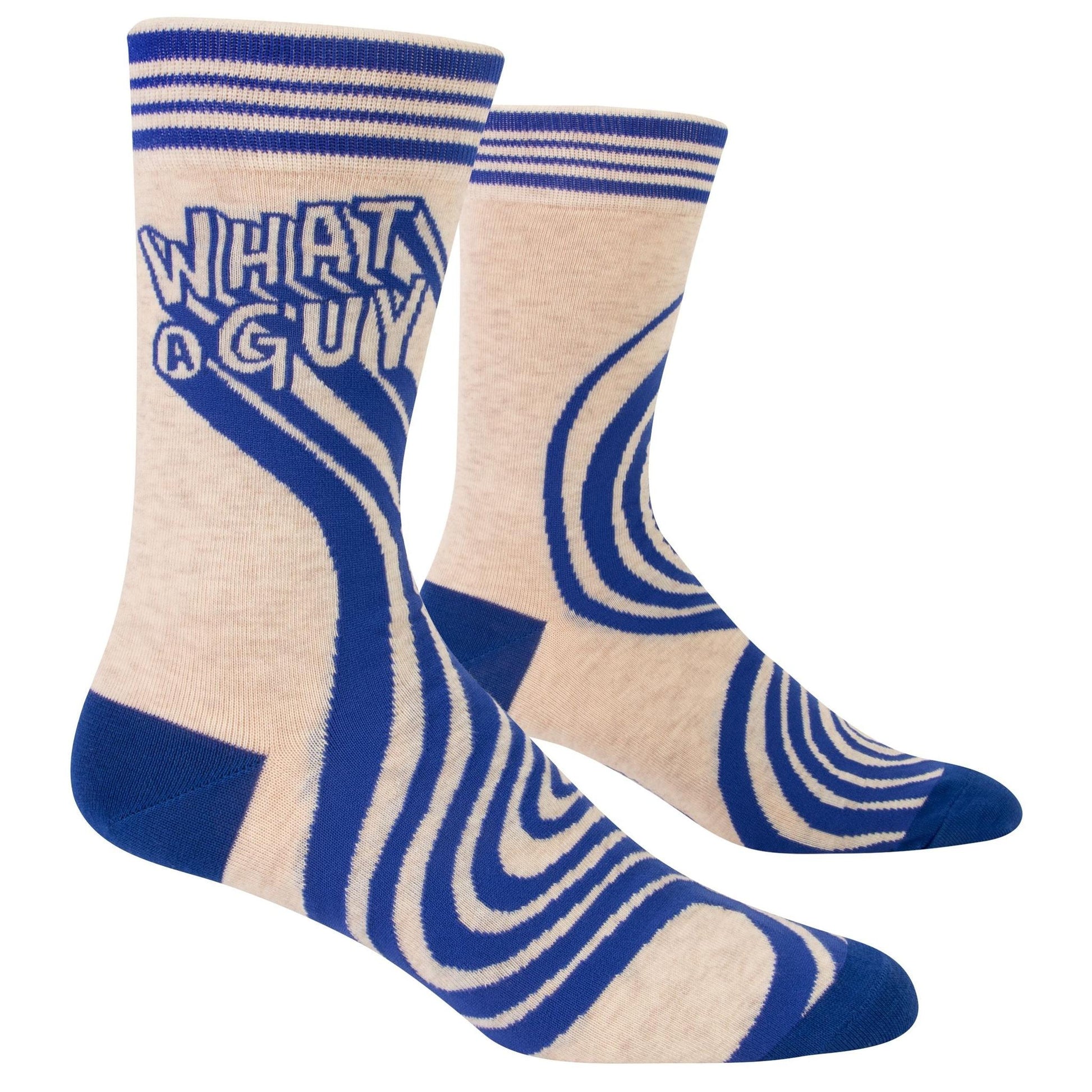 What A Guy Men's Crew Dress Socks