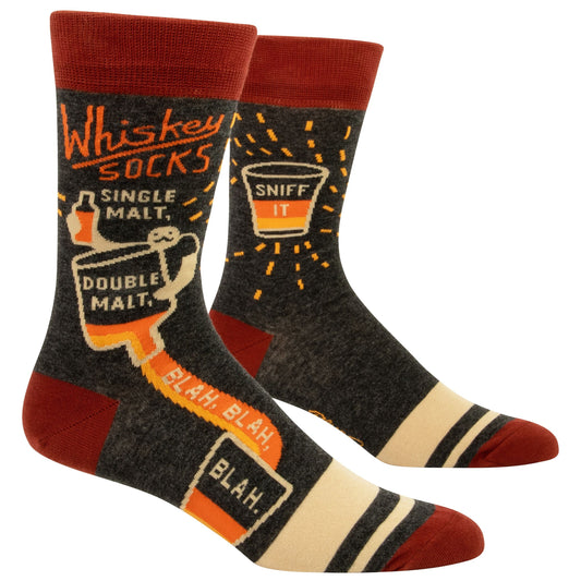 Whiskey Single Malt Men's Crew Socks