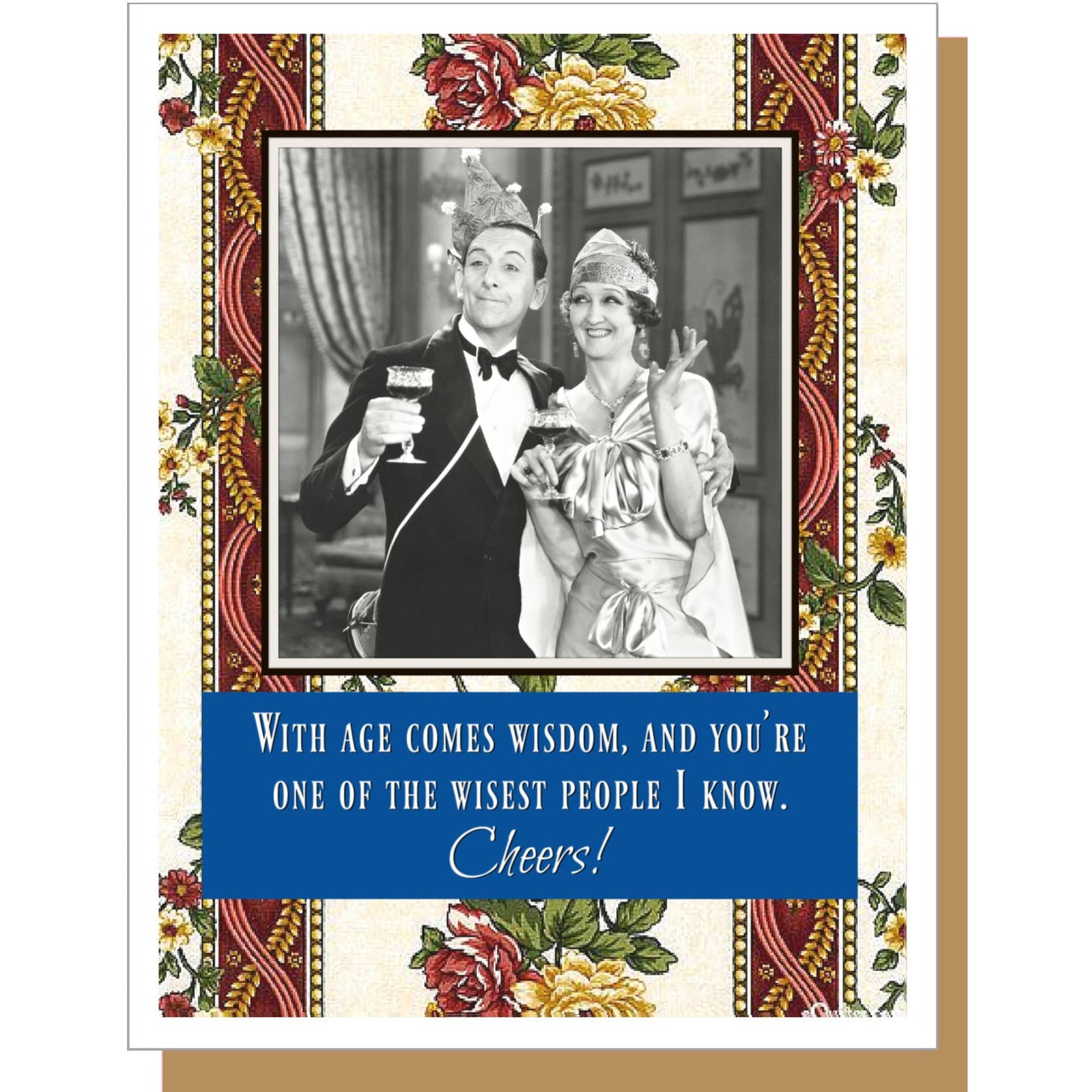 With Age Comes Wisdom Greeting Card