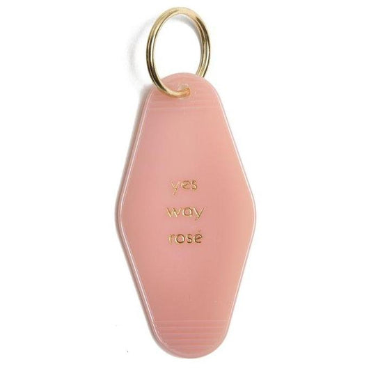 Yes Way Rose Motel Style Keychain in Pink