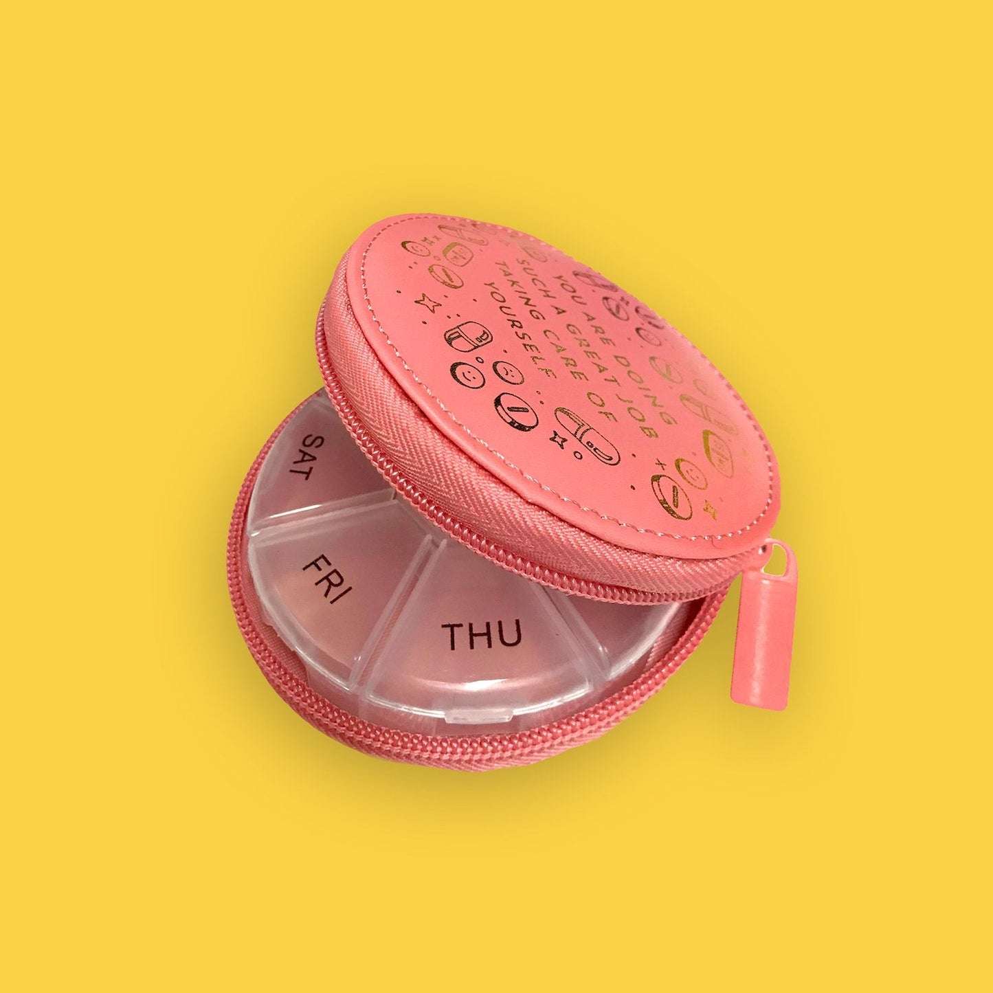 You Are Doing Such A Great Job Zipper Pill Case in 5 Color Options