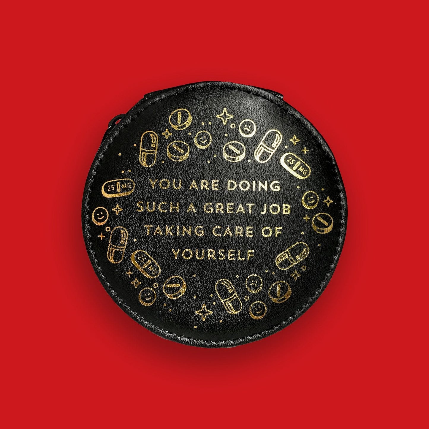 You Are Doing Such A Great Job Zipper Pill Case in 5 Color Options