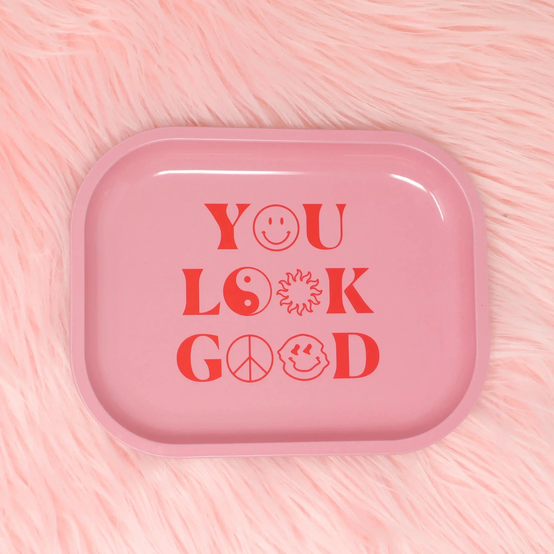 You Look Good Pink Tray | Jewelry Tray