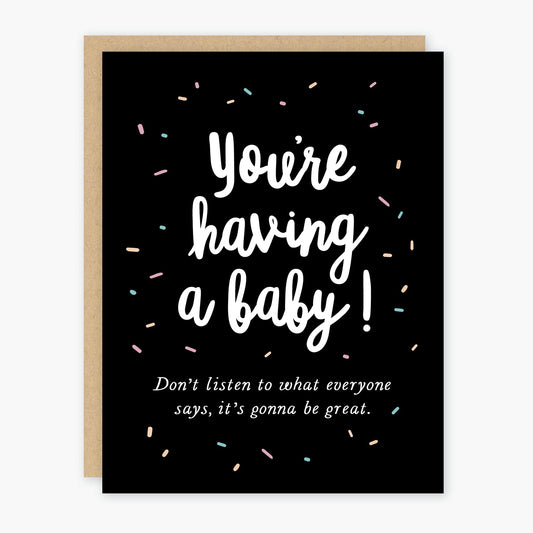 You're Having A Baby Greeting Card