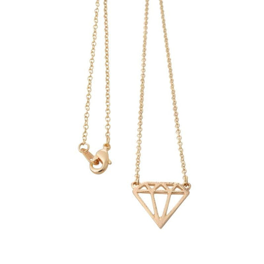 You're a Gem Necklace in Gold Openwork